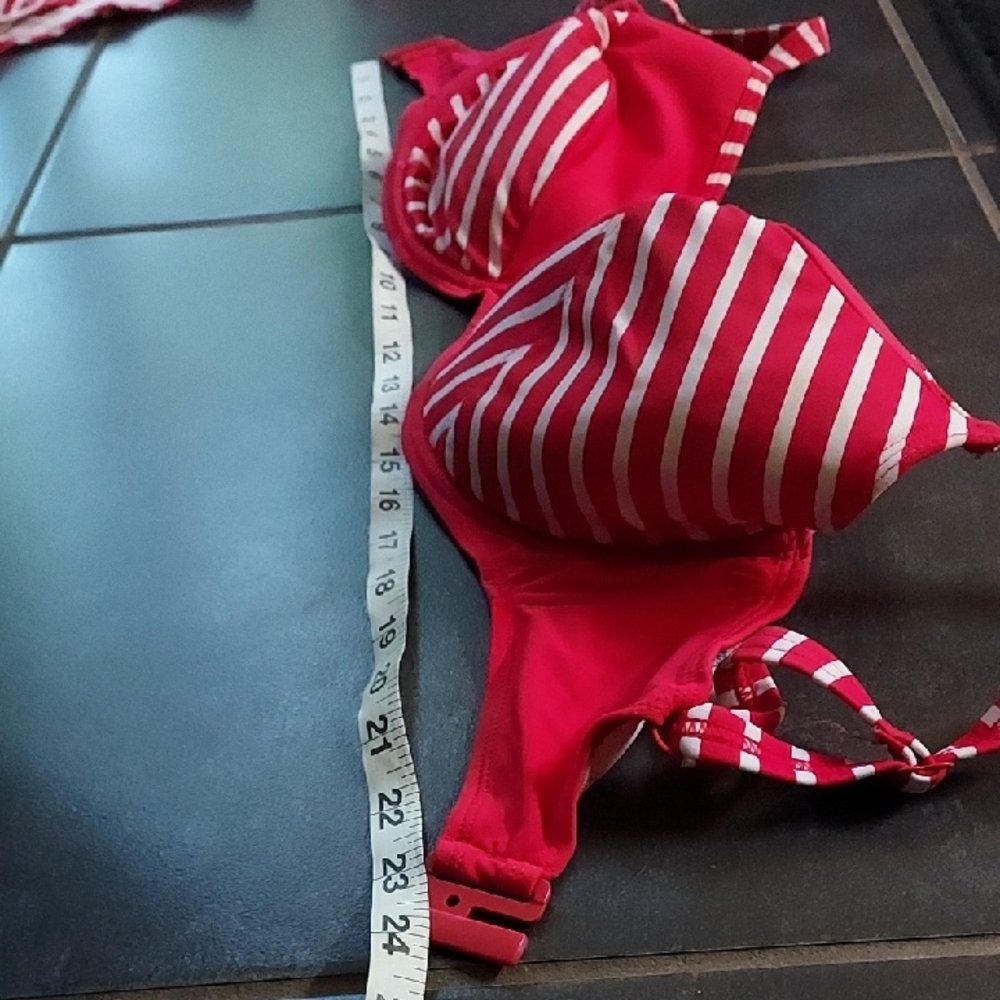 Pink Striped Bikini Set - Picture 9 of 9